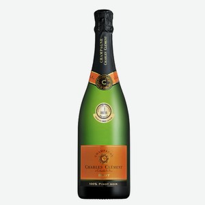 Шампанское Charles Clement Champagne белое брют, 0.75л Франция