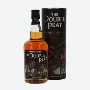 Виски The Double Peat в тубе, 0.7л Великобритания