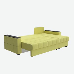 Орматек Угловой диван-кровать Dusseldorf (Ткань: Велюр Enigma 21 Зеленый) 143x202