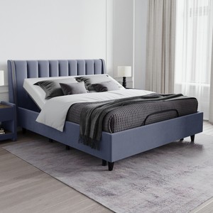 Lazurit Кровать Мириам для основания Royal Sleep System Синий 2070 мм 1550 мм 800 мм
