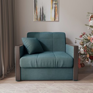 Lazurit Мягкое кресло-кровать Бристоль 90x200 Зелёный 1050 мм 1060 мм 920 мм