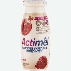 Йогурт 1,5% питьевой Актимель гранат Данон п/б, 95 мл