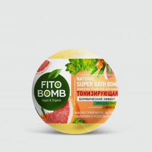 Шипучая бомбочка для ванны Тонизирующая FITO КОСМЕТИК Tonic Series Fito Bomb 110 гр