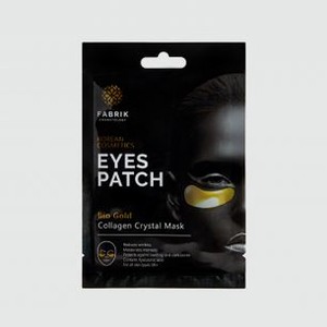 Патчи для глаз гидрогелевые с био золотом FABRIK COSMETOLOGY Eyes Patch Bio Gold Collagen Crystal Mask