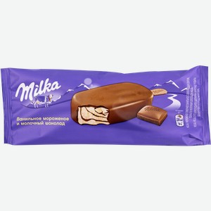 Мороженое эскимо Милка в молочном шоколаде Фронери Рус м/у, 62 г