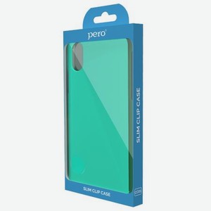 Чехол клип-кейс PERO софт-тач для Samsung A01 Core бирюзовый
