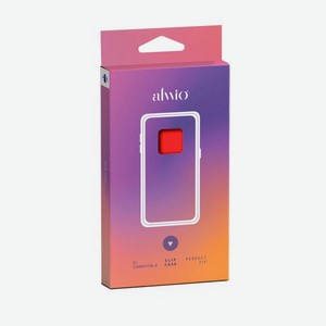 Клип-кейс Alwio для Samsung Galaxy A31, soft touch, красный