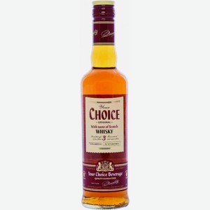 Виски  Ваш Выбор  3, со вкусом шотландского виски, 700 мл