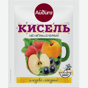 Кисель моментальный плодово-ягодный Айдиго 30г