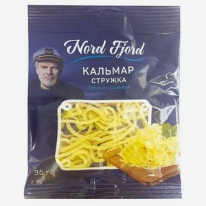 Рыба сушеная Nord Fjord Кальмар струж с/с 35г