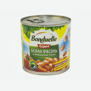 Фасоль белая в томатном соусе Бондюэль 425мл