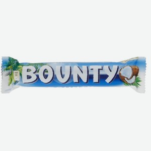 Шоколадный батончик Bounty 55г