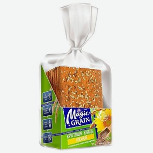 Хлебцы Magic Grain ржаные семена льна кунжута подсолнечника 160г