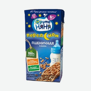 Каша с 6 мес с молоком Фрутоняня Пшеничная с пребиотиками Прогресс ОАО т/п, 200 г