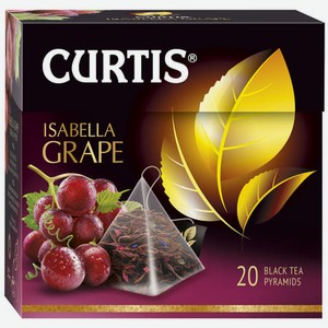 Чай черный curtis грейпфрут Изабелла 20 пакетиков*1,8 г