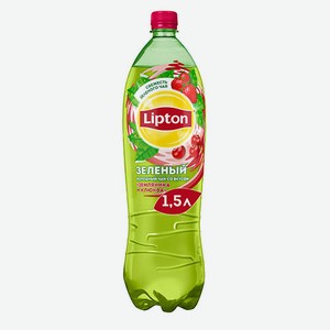 Холодный чай Lipton Зеленый Земляника-Клюква 1.5л