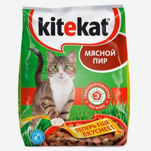 Корм для кошек сухой Мясной пир Kitekat 350г
