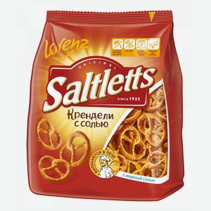 Крендели Saltletts с солью 150г