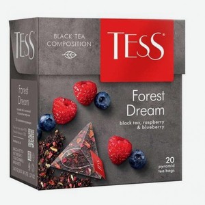 Чай в пирамидках forest dream Tess 20 пакетиков