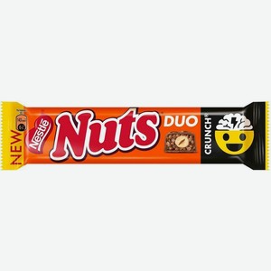 Шок.батончик Nuts Duo Crunch 60г