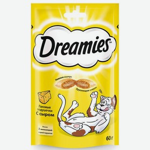 Лакомство для кошек подушечки с сыром Dreamies 60г