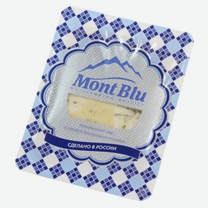 Сыр с голубой благородной плесенью MontBlu 100г