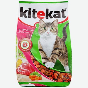 Корм для кошек сухой телятина Kitekat 800 г