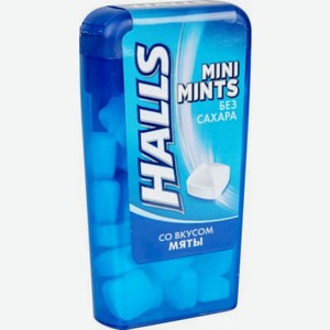 Леденцы мятные Halls Mini Mints 12,5 г