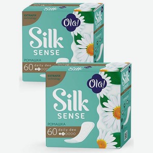 Прокладки ежедневные Silk Sense Daily ромашка Ola! 60шт