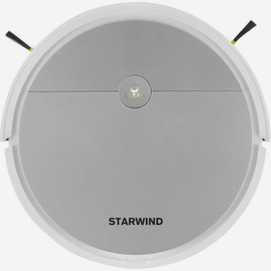 Робот-пылесос StarWind SRV4570, 15Вт, серебристый/белый