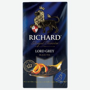 Чай черный с бергамотом Ричард Лорд Грей Компания Май кор, 25*2 г