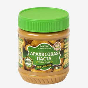 Арахисовая паста Азбука продуктов экстра без сахара 340г