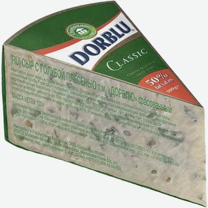 Сыр Дорблю с голубой плесенью 50% 100 г
