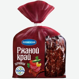 Хлеб зерновой 300г нарезка Ржаной край
