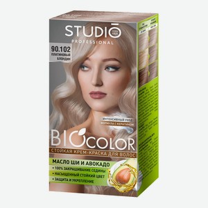 Крем-краска для волос Studio Professional BioColor тон 90.102, Платиновый блондин, 115 мл