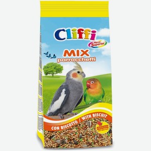 Cliffi (Италия) смесь отборных семян для длиннохвостых попугаев с печеньем (1 кг)