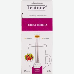 Чай черный ТиТон лесные ягоды А-Трейд кор, 15*1,8 г