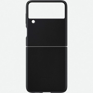 Чехол Samsung Galaxy Z Flip3 Leather Cover Black (EF-VF711)
