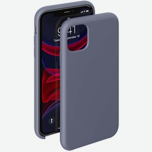 Чехол Deppa Liquid Silicone iPhone 11 Pro Max серо-лавандовый