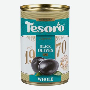 Маслины Tesoro с косточкой 210 мл, Испания