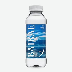 Вода Baikal Water питьевая, негазированная, 450 мл, пластиковая бутылка
