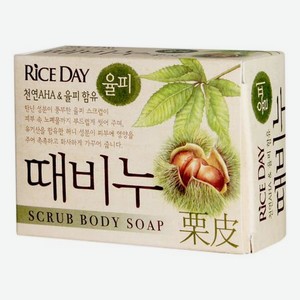 Мыло-скраб для тела с медом и каштаном Rice Day Scrub Body Soap 100г