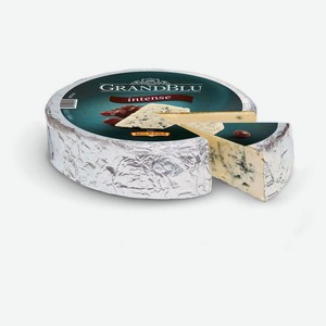 Сыр мягкий GrandBlu Milkana intense с голубой плесенью 50% БЗМЖ, вес