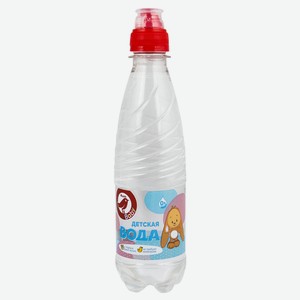 Вода питьевая для детского питания АШАН Красная птица негазированная, 330 мл