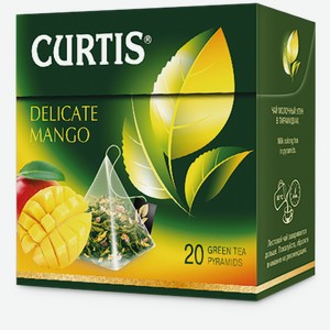 Чай зеленый в пирамидках Кертис деликатэ манго Компания Май кор, 20*1,8 г