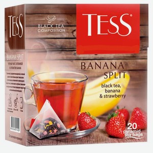 Чай черный Tess Banana Split 1,8г