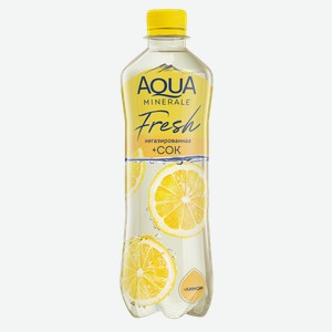 Вода негаз Аква Минерале Питьевая лимон Пепсико п/б, 0,5 л