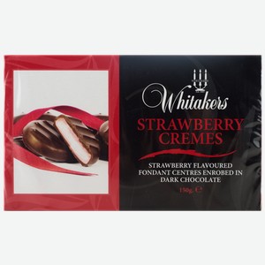Конфеты в темном шоколаде Уитакерс Клубничный крем Уитакерс кор, 150 г