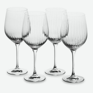 Набор бокалов для красного вина Krosno Гармония Люми 450 мл, 4 шт