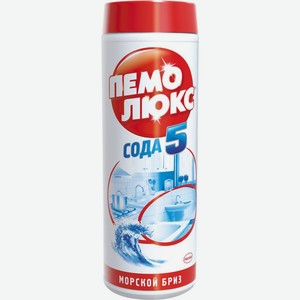 Чистящий порошок Пемолюкс Сода 5 Морской бриз, 480 г